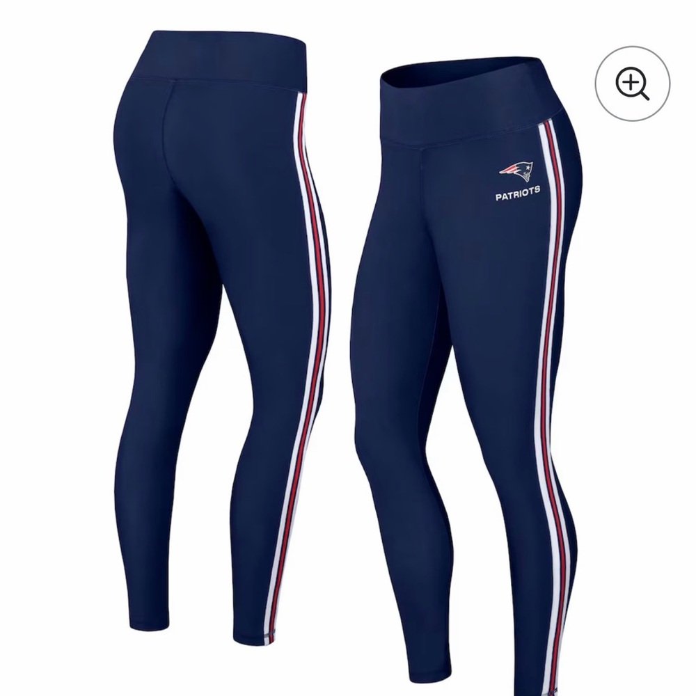 Women’s WEAR by Erin Andrews Navy New England Patriots Color Block Leggings